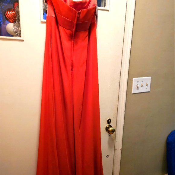 New, never worn,Alfred Angelo formal dress, Burnt Orange, size 14 - Picture 3 of 6
